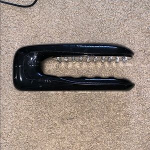 Red carpet manicure gel polish nail light.